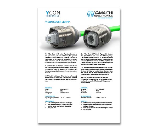 Y-Con Cover 40 Push-Pull