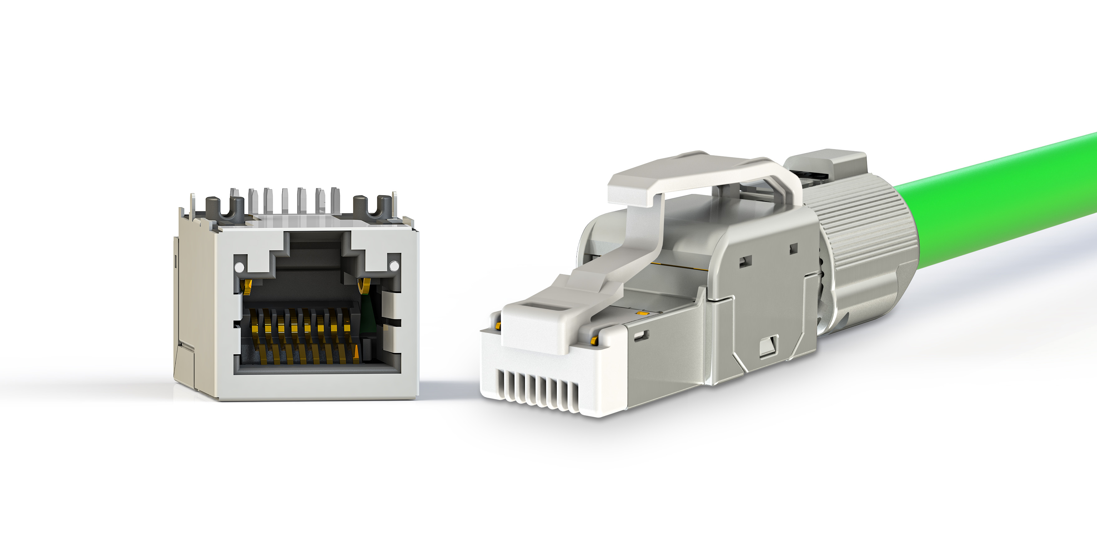 CAT6A Tool-free Field Assembly RJ45 Connector