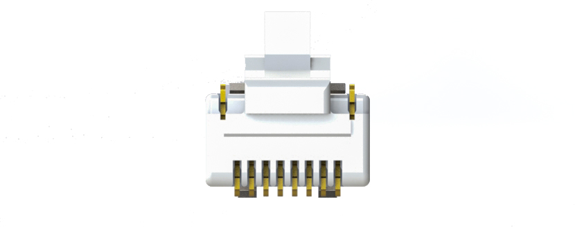 RJ45 - Y-CON - Plug - 8 Signal / 2 Power Contacts